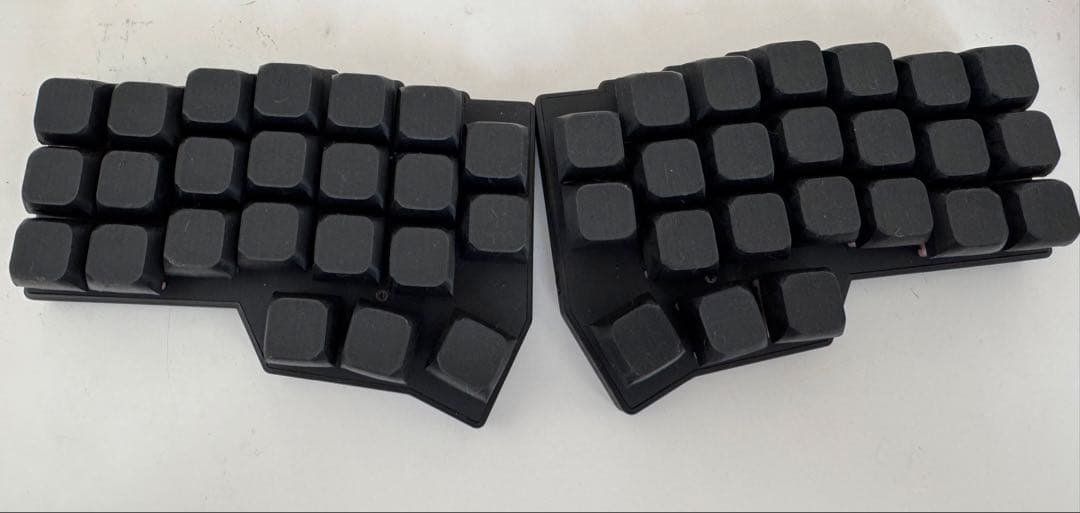 【新品】corne v4 cherryマットブラック完成品　3DP製キーキャップ