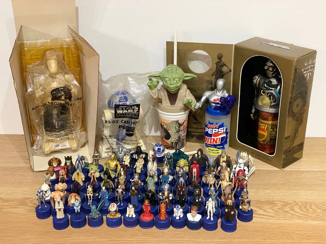 スターウォーズ ペプシ ボトルキャップ 88個 ボトルホルダー まとめ売り