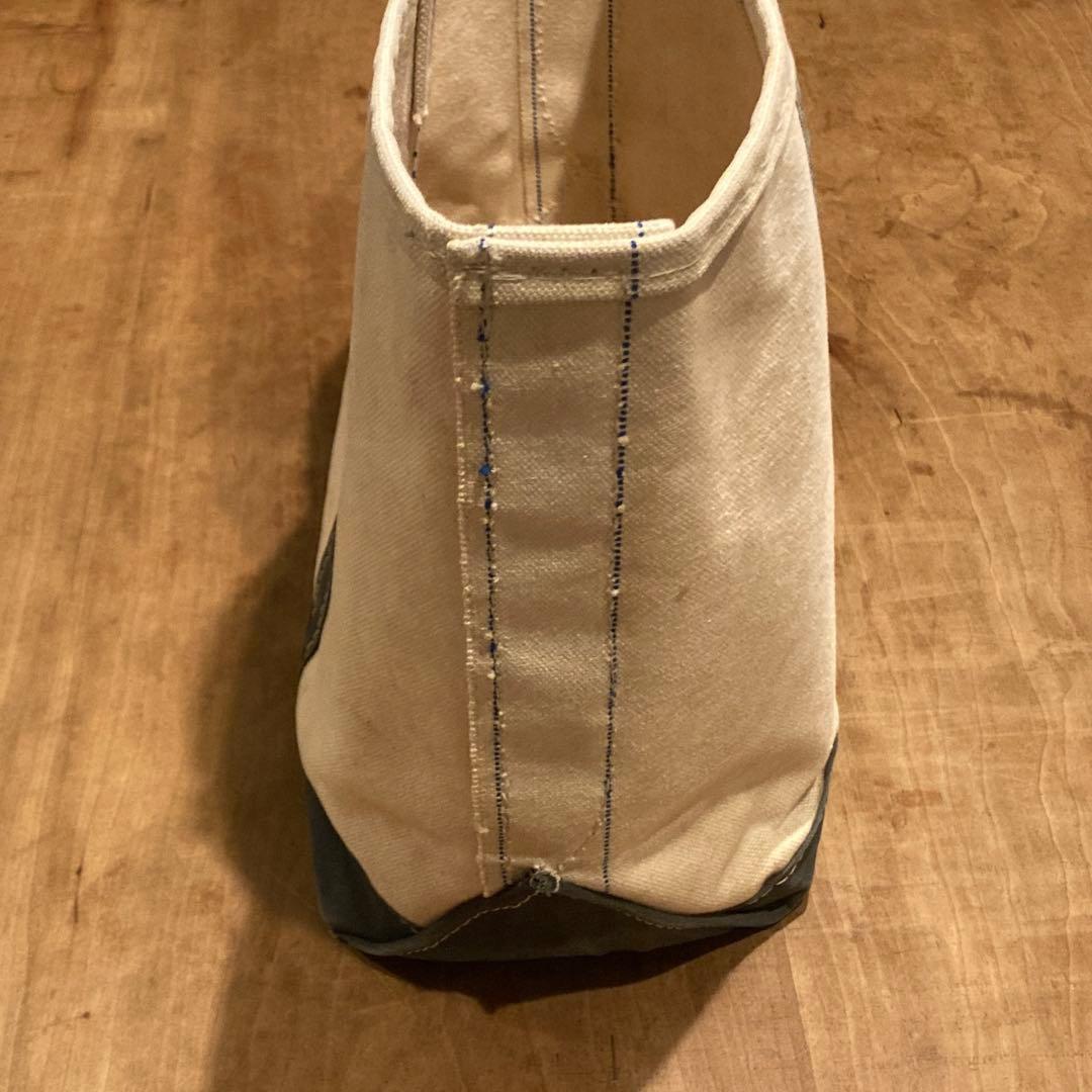 【良品】80s L.L.Bean トートバッグ ネイビー Mサイズ 2色タグ