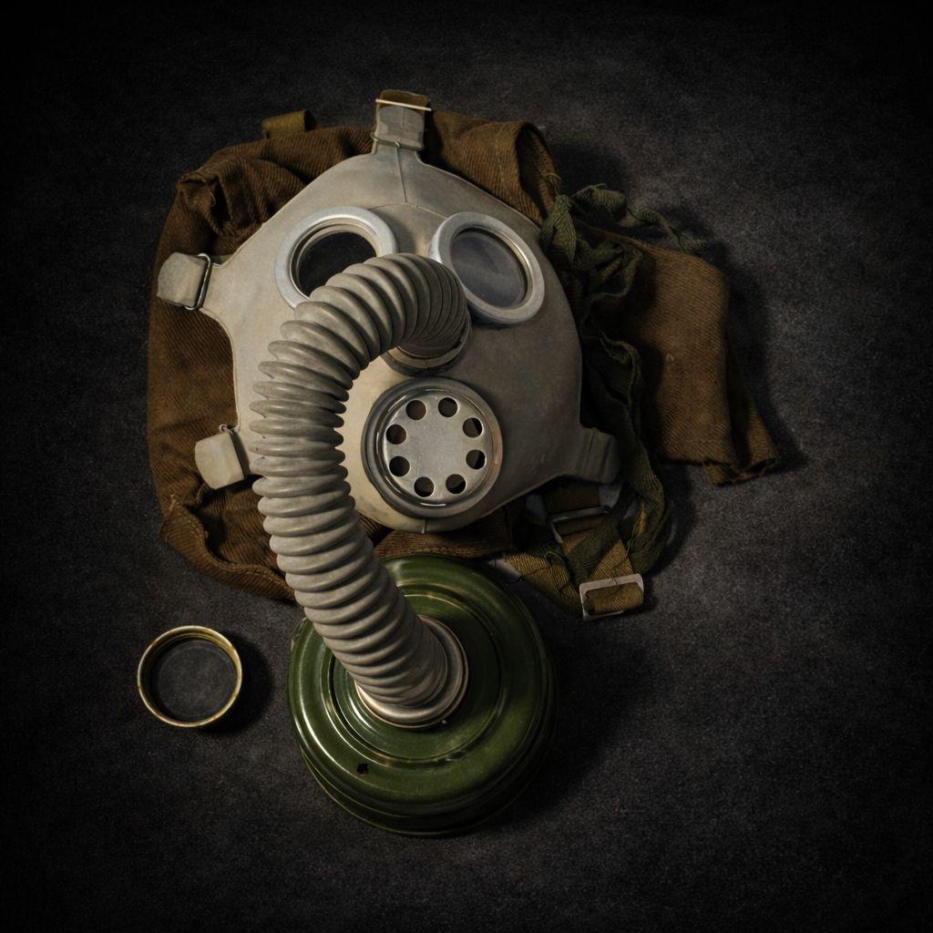 ロシア軍 実物 PDF-7 GP-5 ガスマスク サイズ4 官給放出品