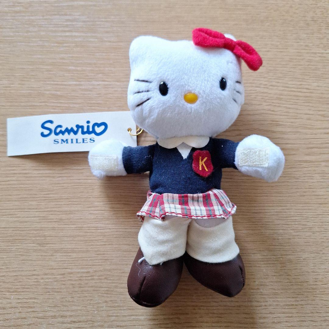 Sanrio 【レア1997年】ハローキティ足長 ルーズソックス制服 ストラップ