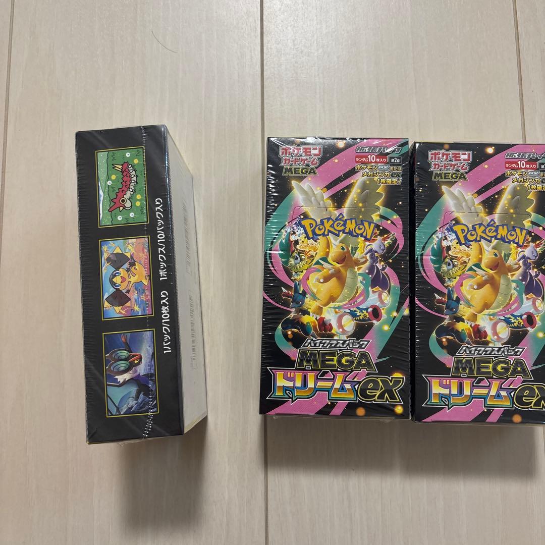 ポケモンカードゲーム MEGA ドリームex 3BOX シュリンク付き - メルカリ