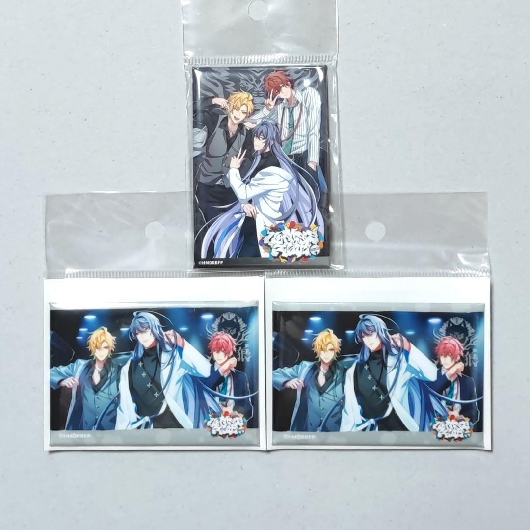 ヒプマイ Flava スクエア缶バッジ 麻天狼 寂雷 一二三 独歩 缶バッジ