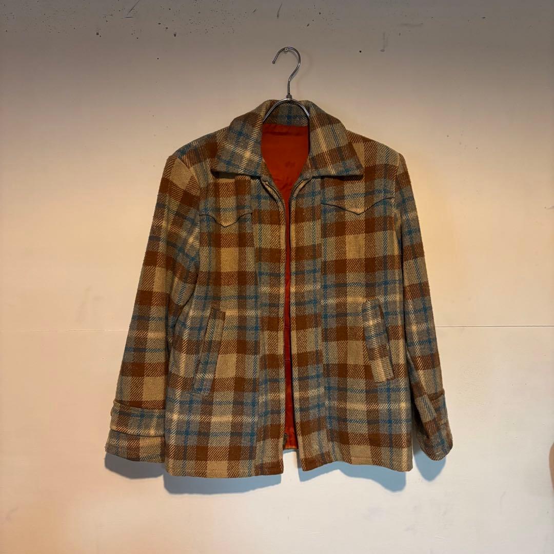 50's〜70's Vintage ウールジャケット ブランド不明　S相当