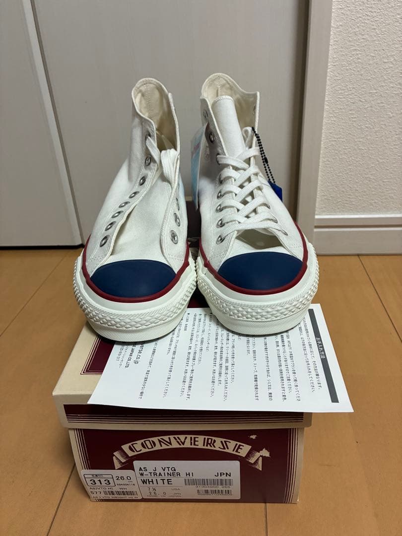 靴 Converse timeline as j Vtg w-trainer hi