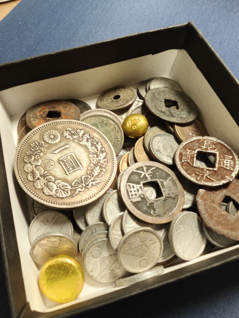 貨幣 古銭 まとめ売り 日本 銀貨 金貨 寛永通寳 - メルカリ