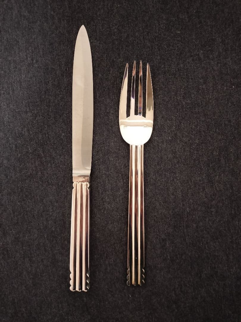 0xKenPuiforcatピュイフォルカフォークナイフシルバープレート銀 ピュイフォルカ デザートフォーク&スプーン t 8 - 陶夢