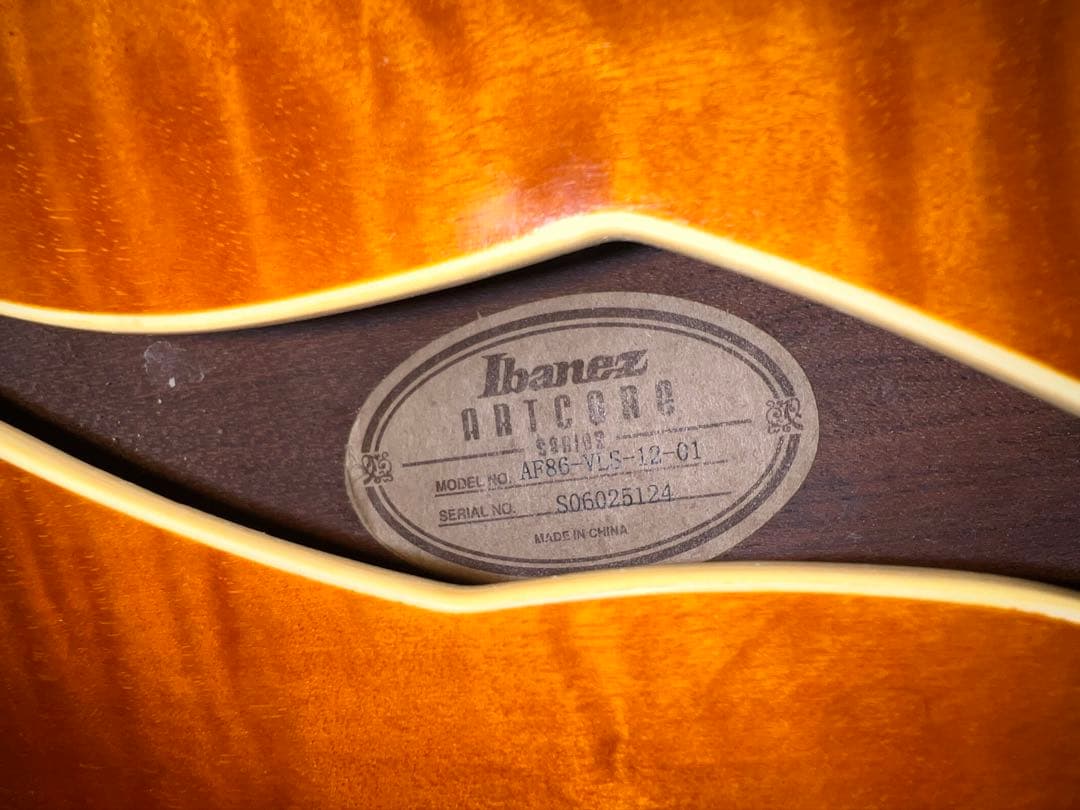 Ibanez ARTCORE AF86-VLS-12-01ケース付き - メルカリ