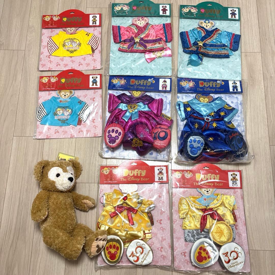 ダッフィー　シェリーメイ　コスチューム　ぬいぐるみセット