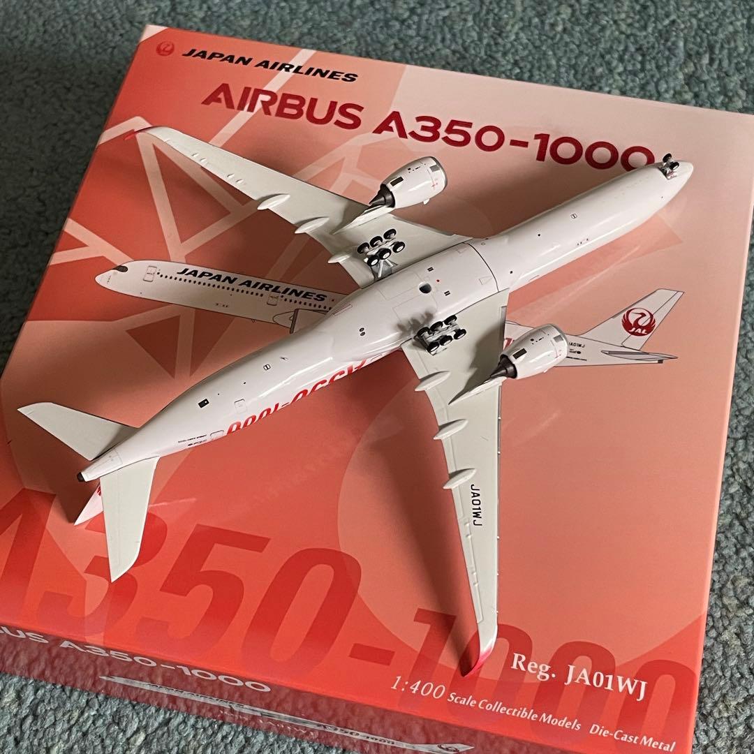 訳あり JAL A350-1000 日本航空 エアバス JA01WJ 1:400 - メルカリ