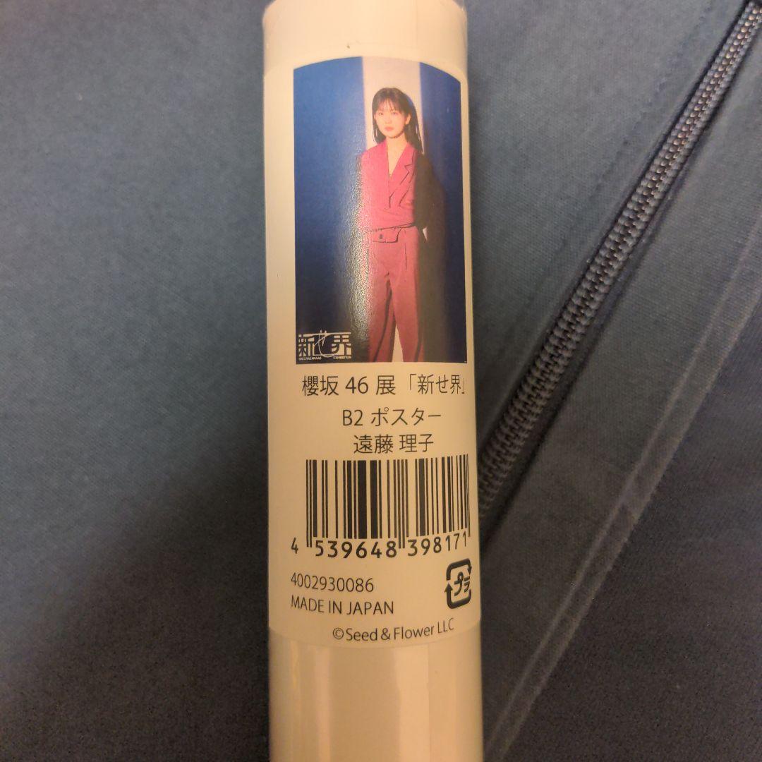 超希少品‼️櫻坂46 展示会 3期生 新せ界 遠藤理子 B2ポスター