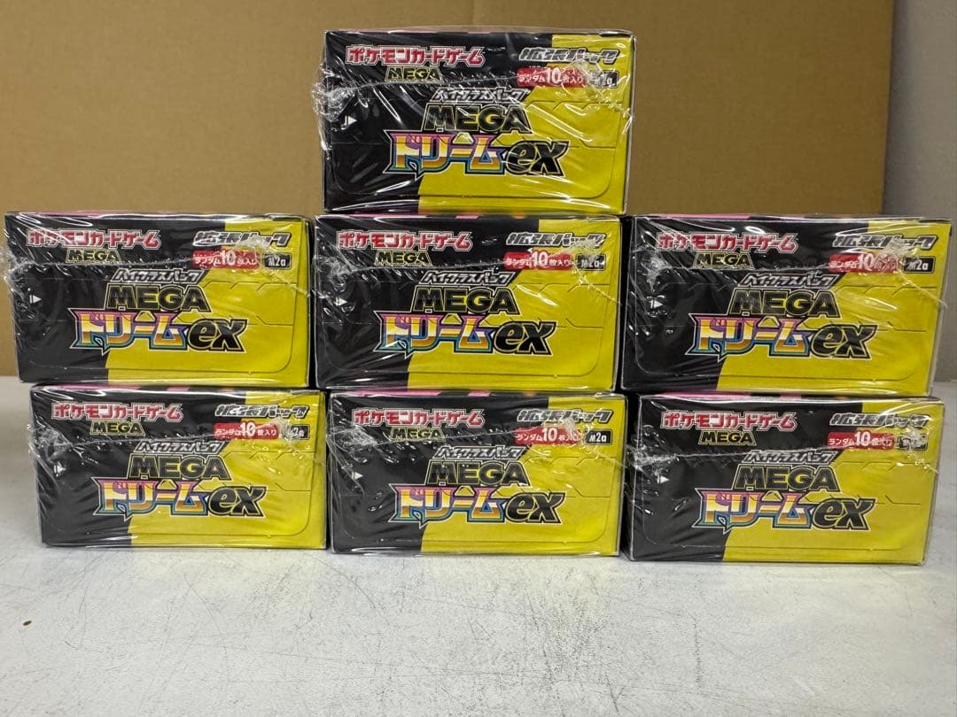 ポケモンカードゲーム MEGA ドリームEX シュリンク付き　7BOX