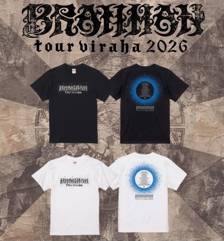 新品未使用BRAHMANTour viraha2026Tシャツ　ブラックLサイズ