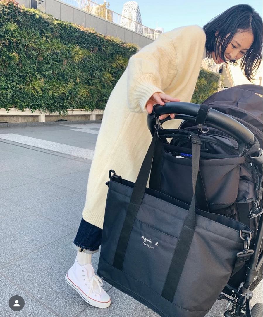 《アニエスベー×アダムエロペ別注アイテム》マザーズバッグ