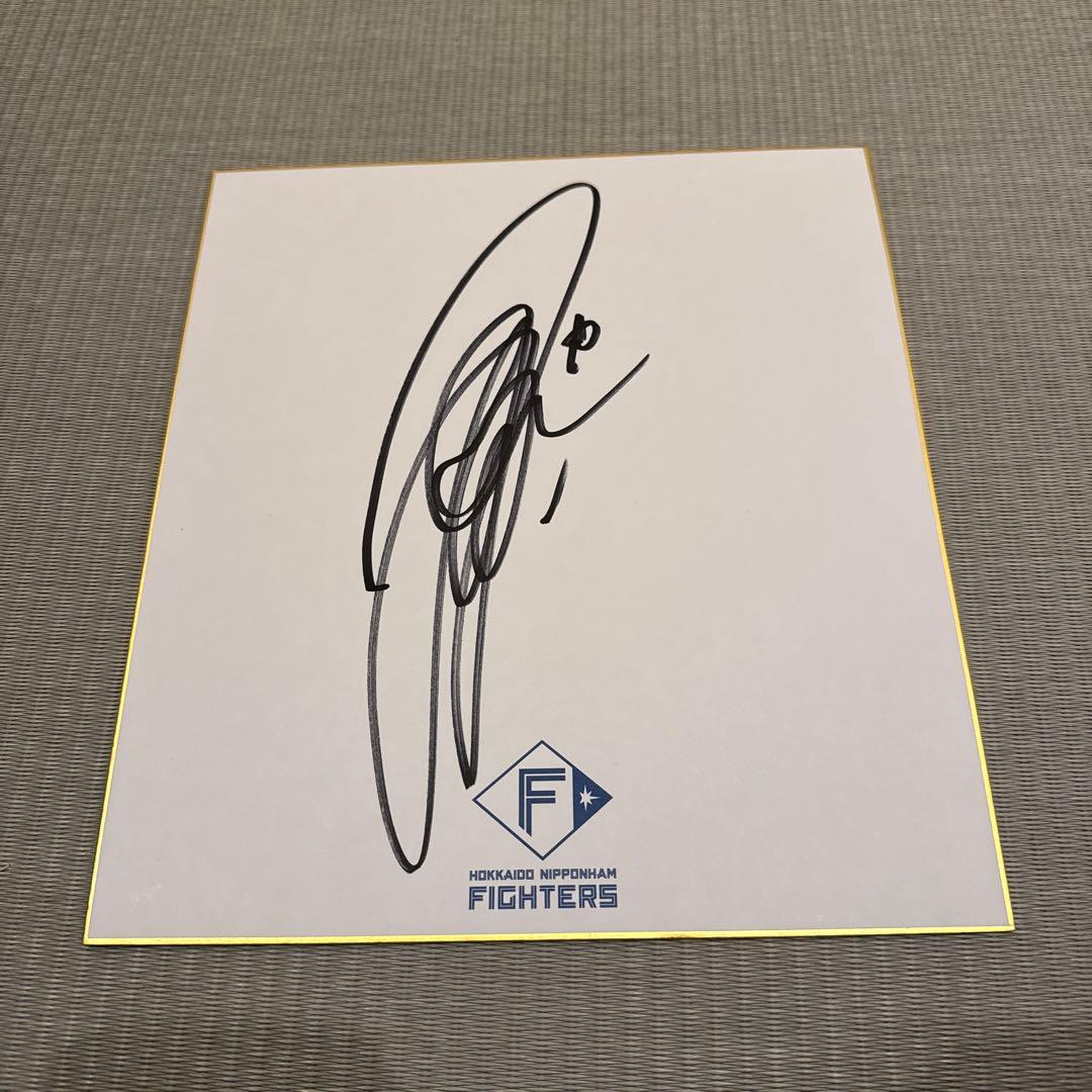 名護キャンプ 達孝太選手 北海道日本ハムファイターズ 直筆サインロゴ
