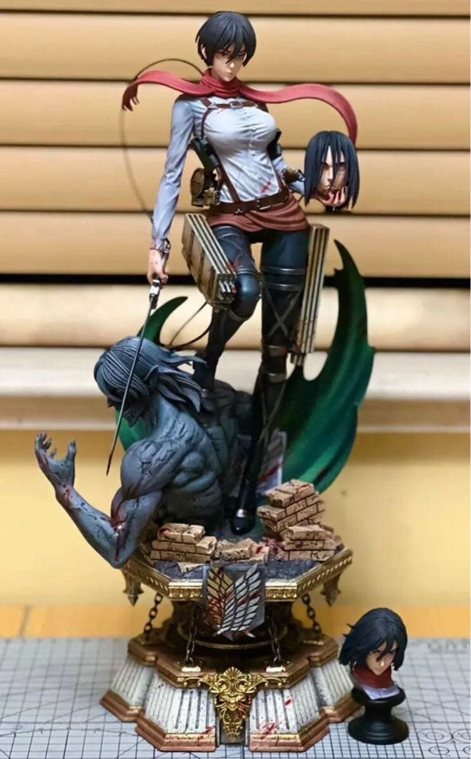 進撃の巨人 フィギュア ミカサ・アッカーマン ガレージキット 豪華版