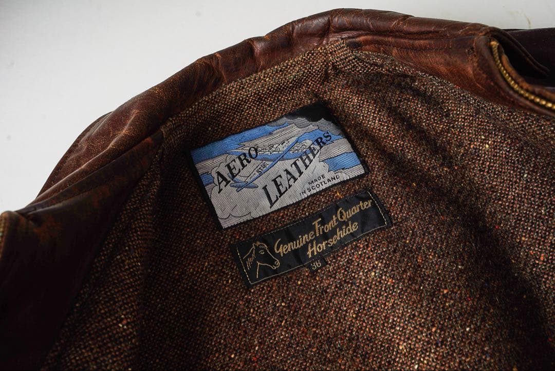 AERO LEATHERS シングルライダースジャケット 36 - メルカリ