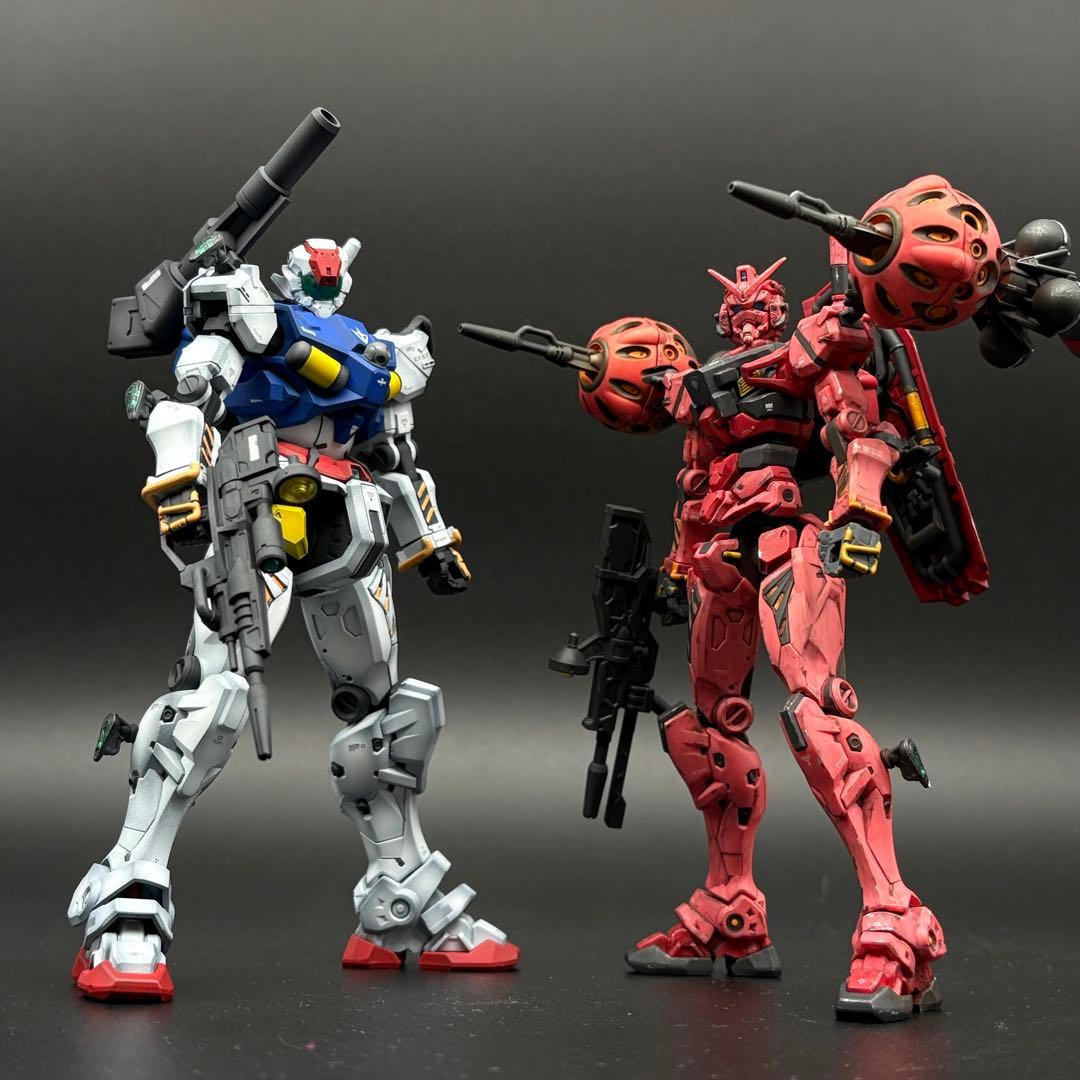 HG 軽キャノンセイラ機 赤いガンダム セット 完成品 - メルカリ