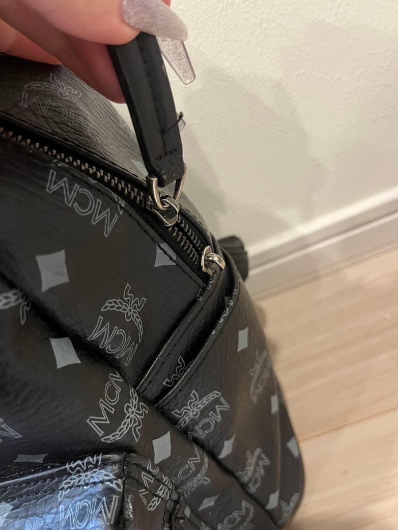ゆにゃ様専用MCM ブラック リュック M1978 - メルカリ