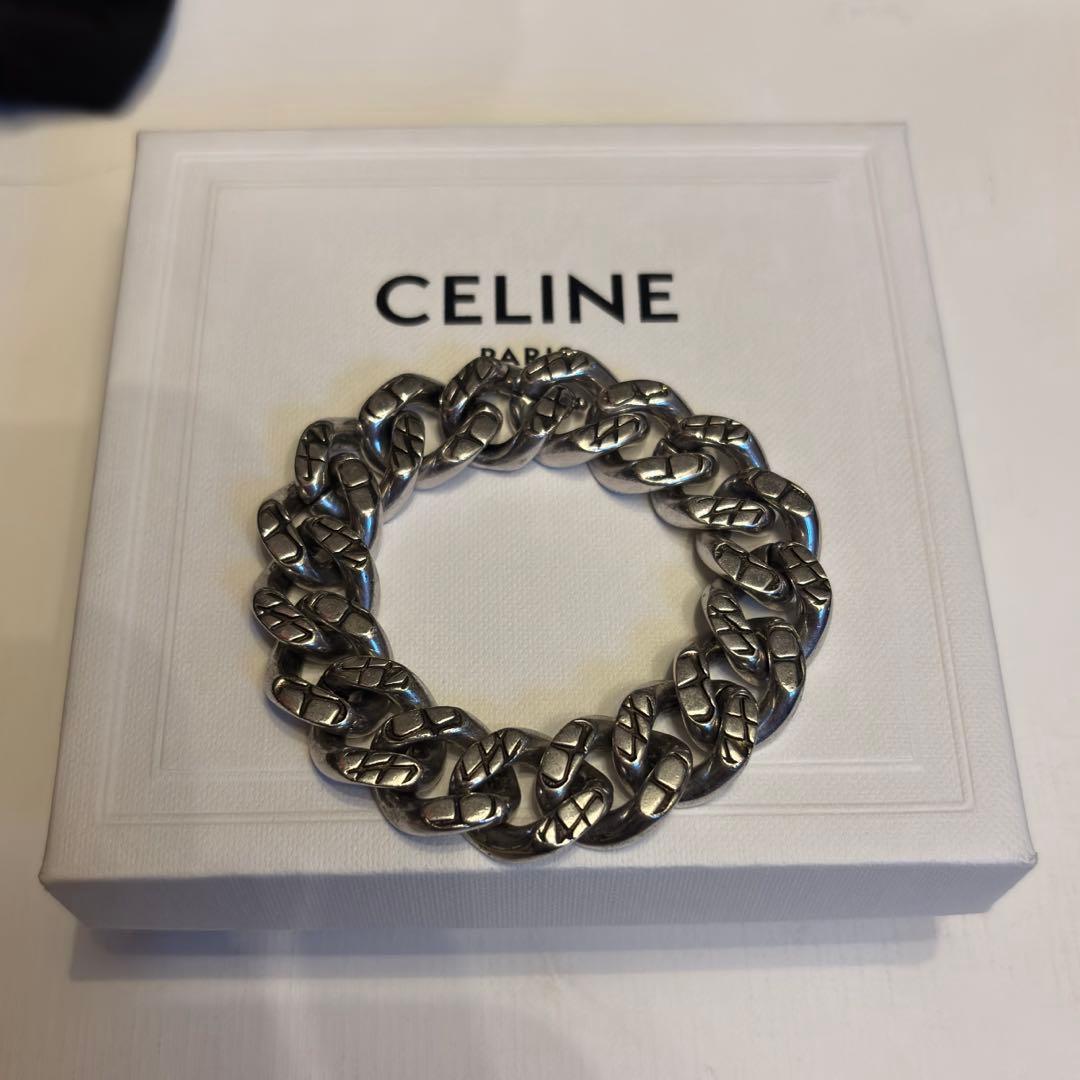 CELINE アニマル チェーン ブレスレット エディ期SSM4218