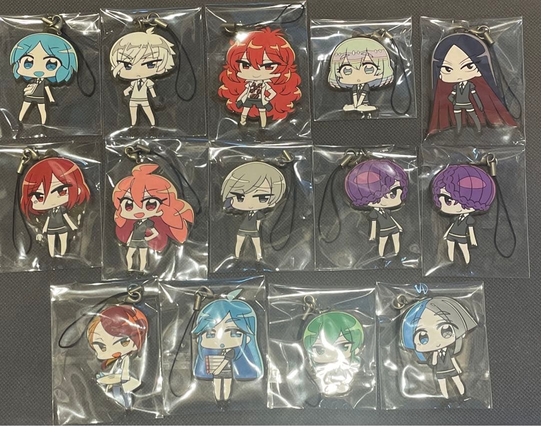 宝石の国　ラバーストラップ　ラバーマスコット　フォス　アンターク　パパラチア