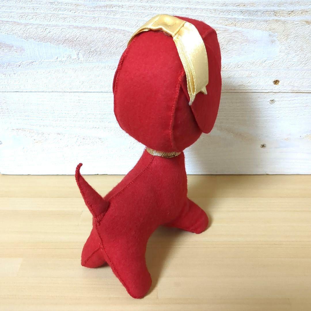 昭和レトロ フェルト 犬のぬいぐるみ2点セット - メルカリ