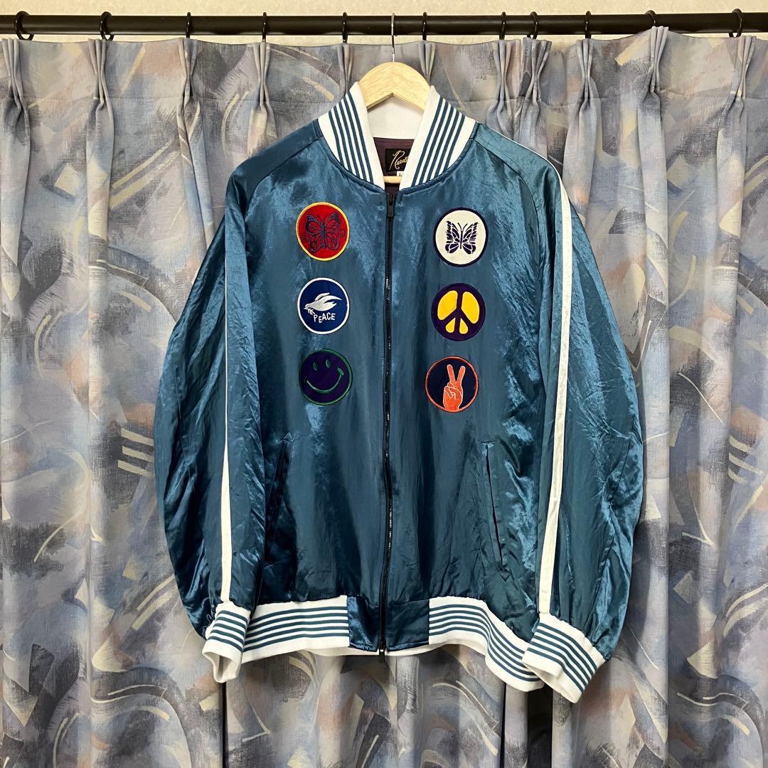 ニードルス アワードジャケット スカジャン ブルー L 2026年最新】Needles スカジャンの人気アイテム - メルカリ