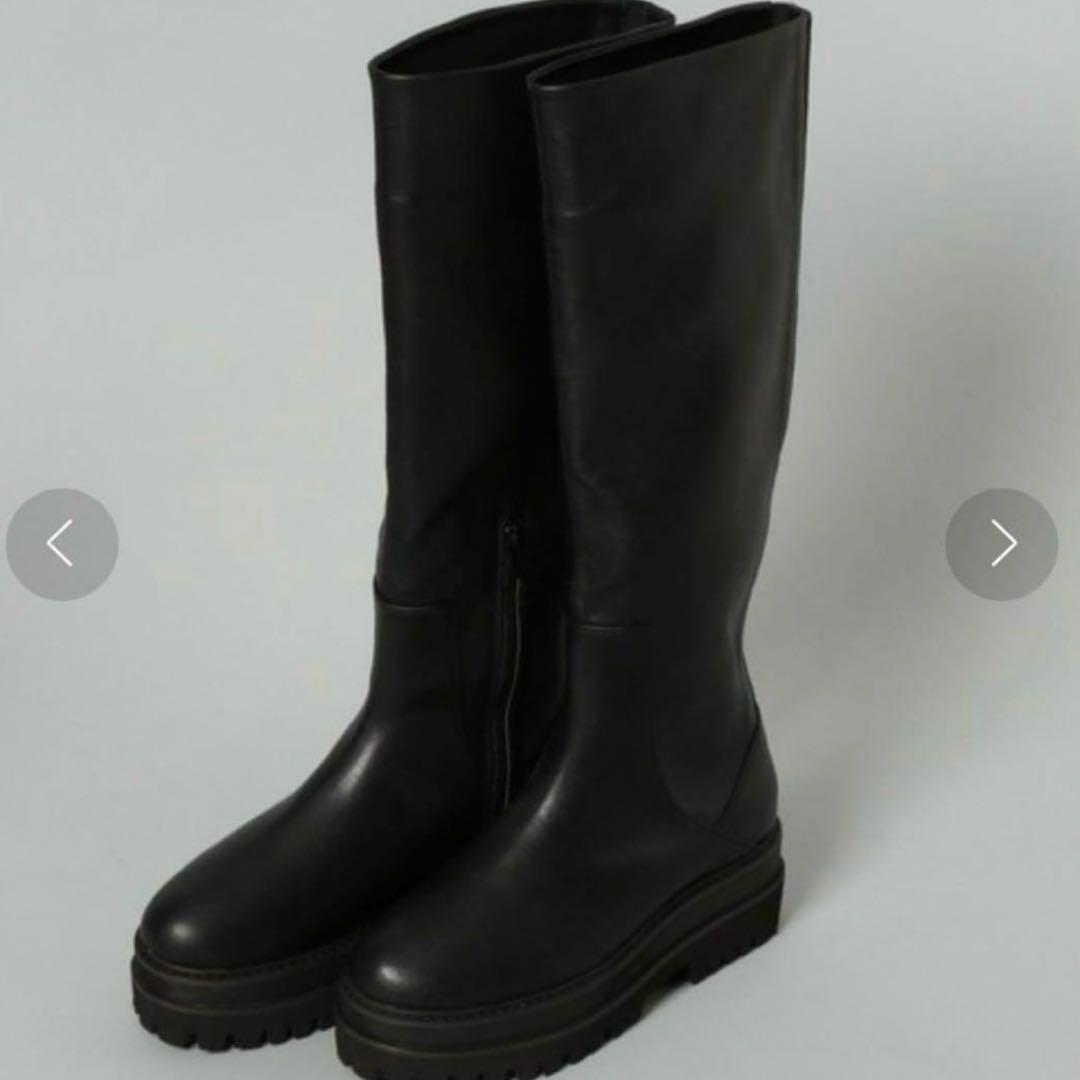 ジーナシス JEANASIS ビガーロングブーツ厚底LL - メルカリ