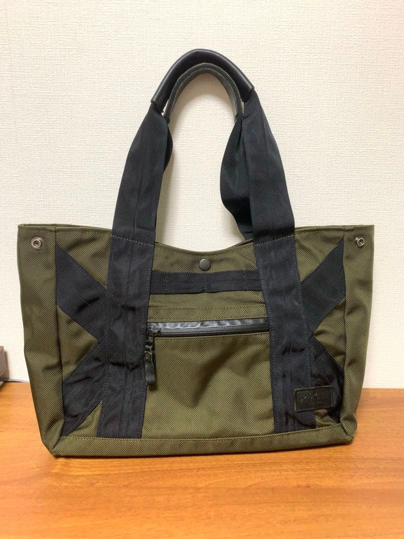 本日限り限定値下げ中！ 【美品】カワニシカバン セイフビー カーキ トートバッグ