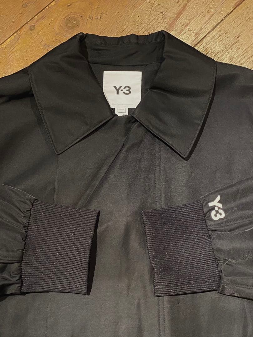 Y3 ワイスリー ヨウジヤマモト アディダス ストライプ コート 黒 正規