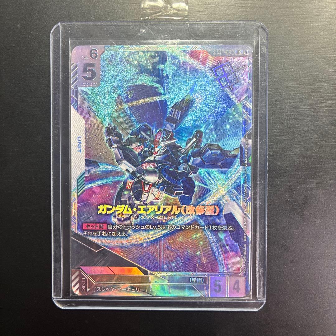 ガンダムエアリアル改修型　ニュータイプチャレンジ　優勝　プロモ LR ガンダム・エアリアル（改修型）(ニュータイプチャレンジ 2025