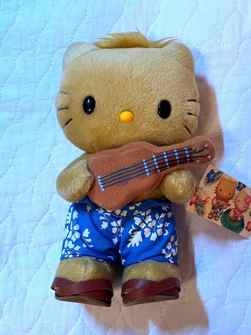 【激レア・新品未使用】日焼けダニエル ギター　ぬいぐるみ　ハイビスカス