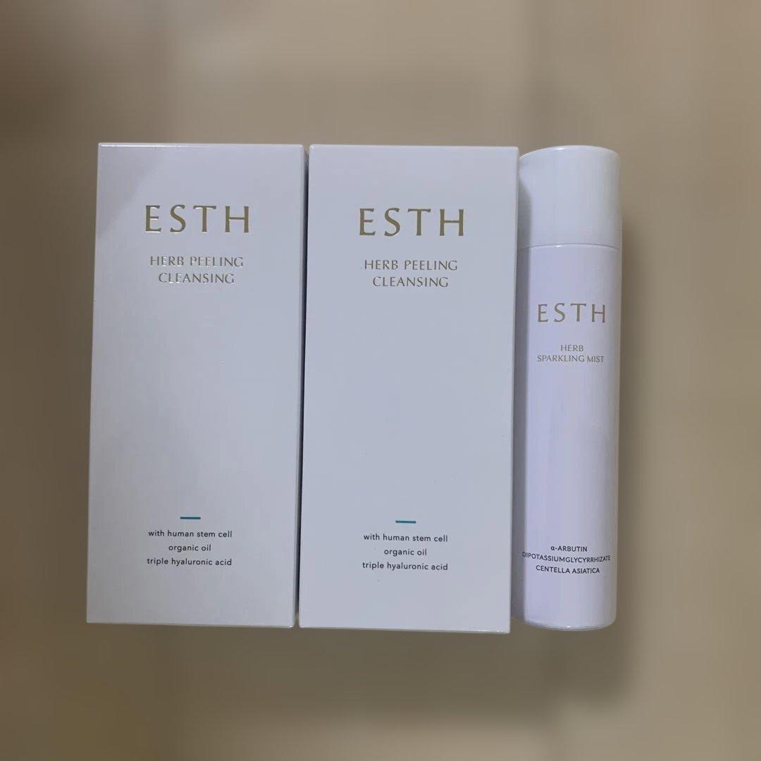 ESTH ハーブピーリングクレンジング 120g 2個ミスト90gセット