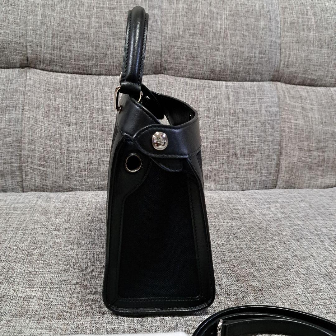 michino PARIS ミチノパリ ルテスミニ キャンバスレザー 黒 - メルカリ