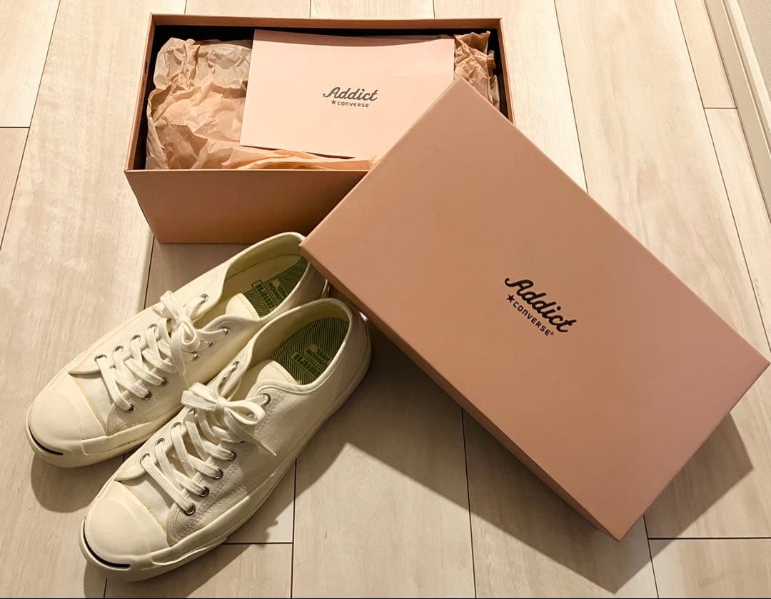 コンバース Addict ジャックパーセル　27㎝　ホワイト