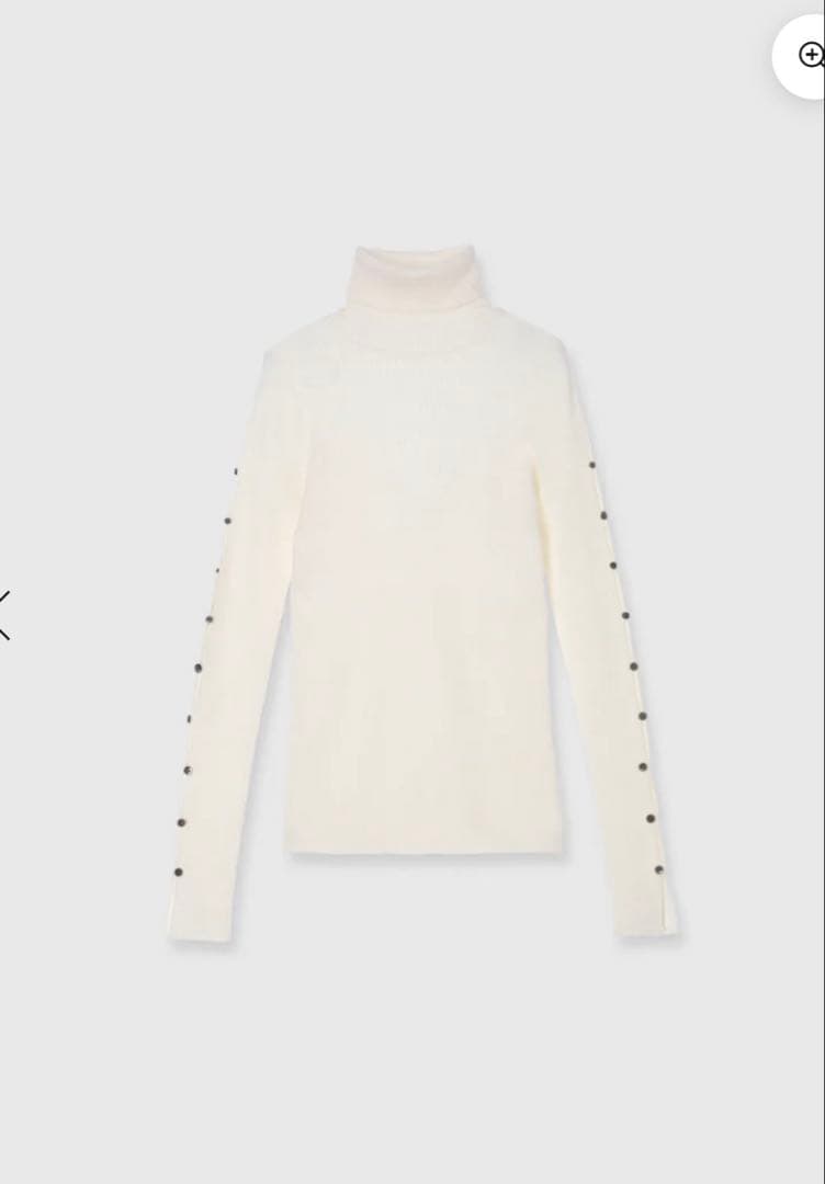 【新品未開封】　アニュアンス　スラッシュリブニットトップス　オフホワイト