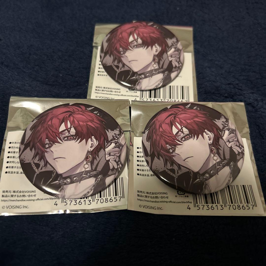 ブラフラ ブラックフラップ ユエル 缶バッジ アラサガシ - メルカリ