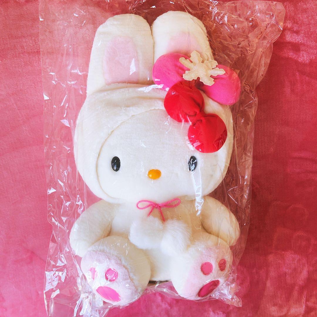 希少レア　ハローキティ　ぬいぐるみ　北海道限定　雪ウサギ　2000 サンリオ