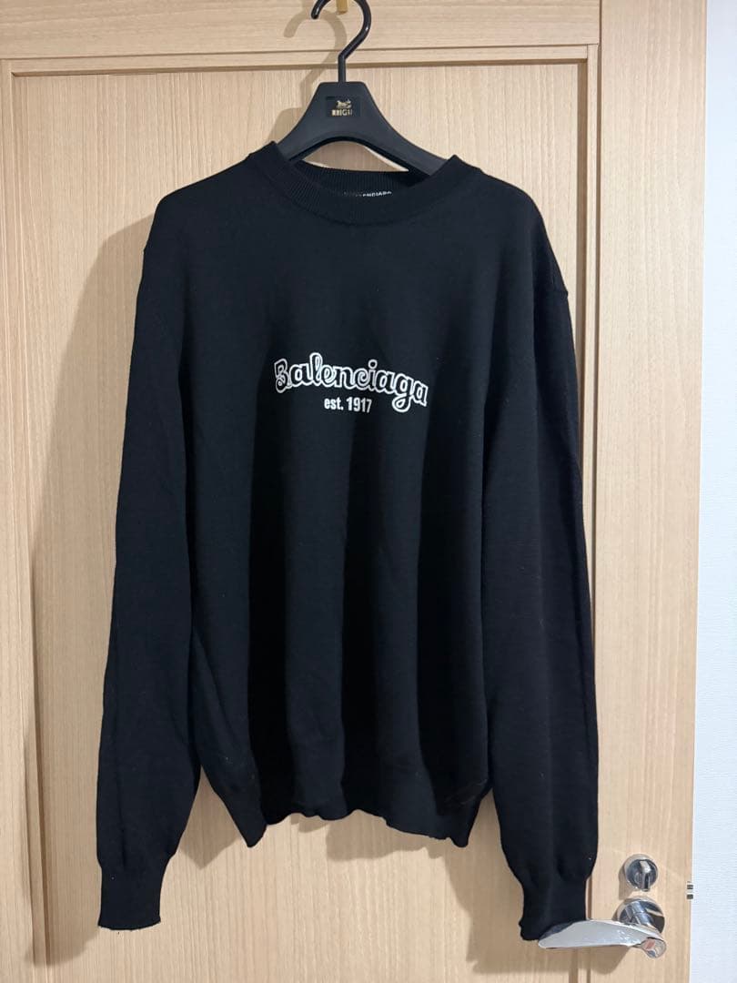 BALENCIAGA バレンシアガ　ロゴニット