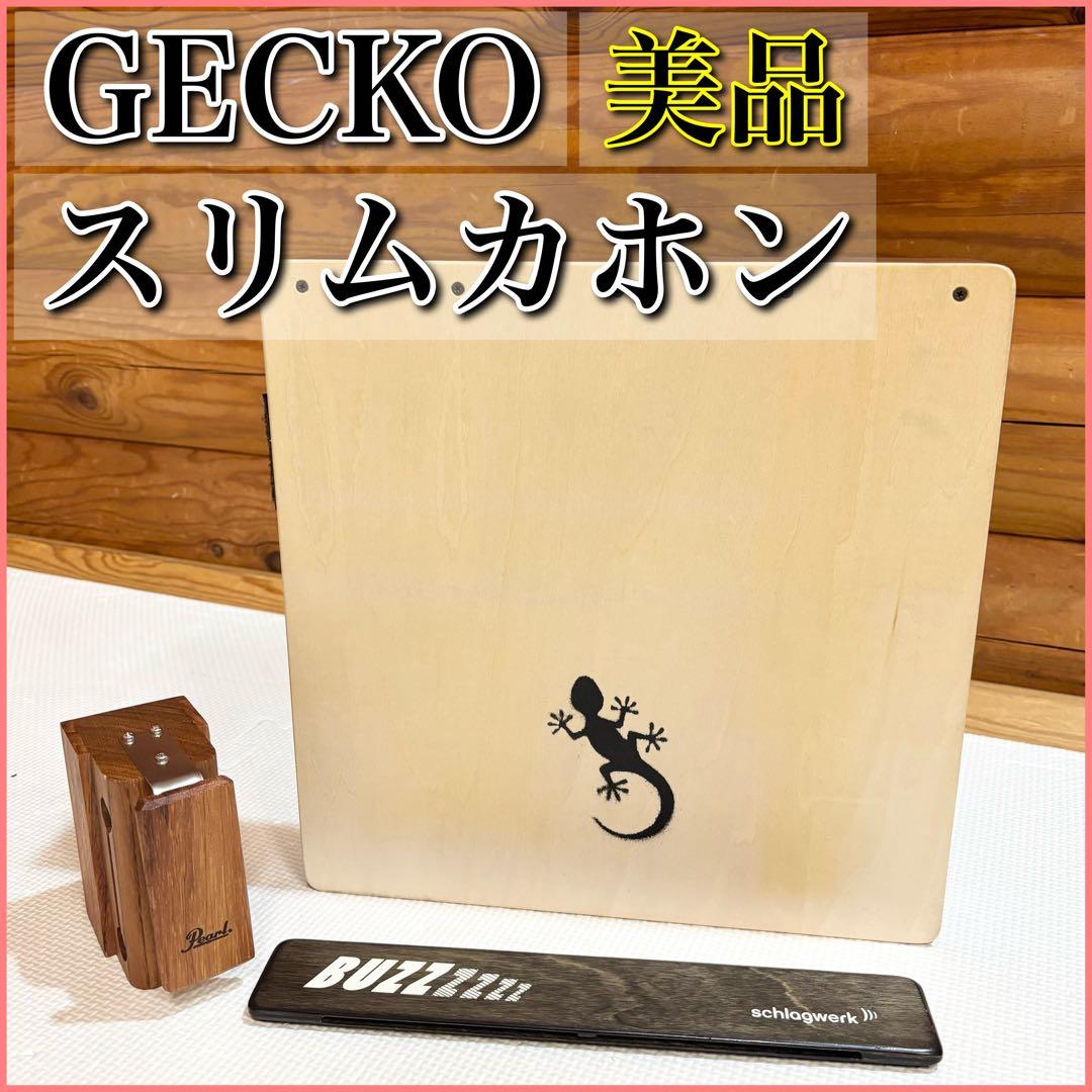 【美品】GECKO ゲッコー スリムカホン トラベルカホン バズボード