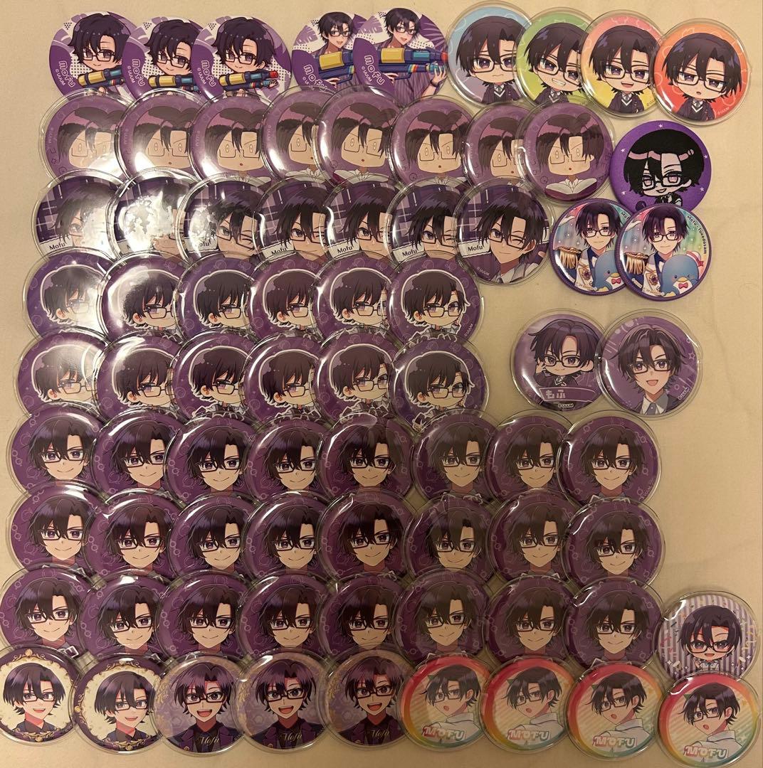 カラフルピーチ【もふ】缶バッジまとめ売り 75個 カラフルピーチ【もふ】缶バッジまとめ売り 75個 - メルカリ