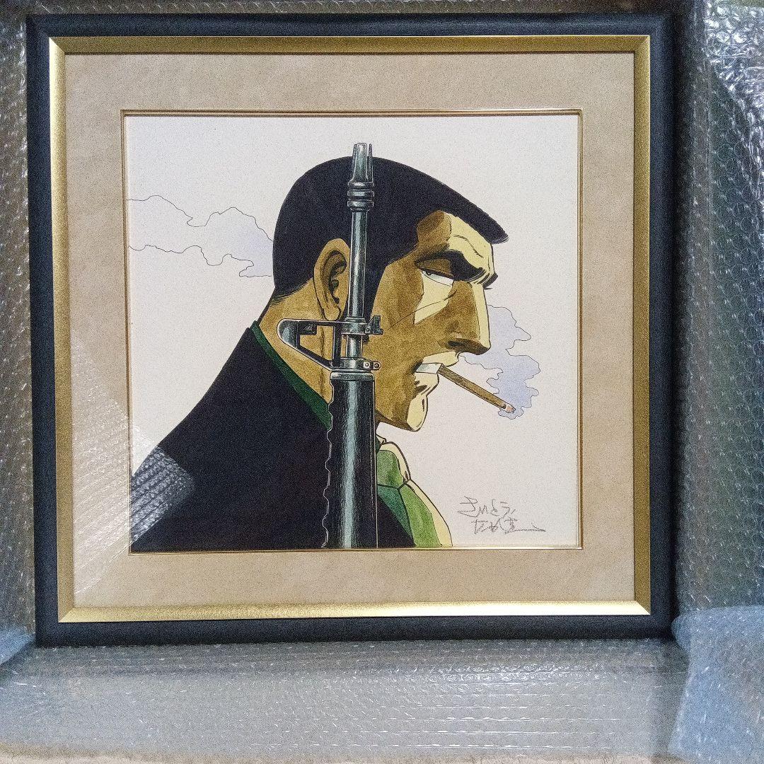 ゴルゴ13　複製　原画　版画　さいとうたかを　サイン入り　署名　限定 ゴルゴ13 複製原画 直筆サイン入 さいとうたかを先生 - メルカリ