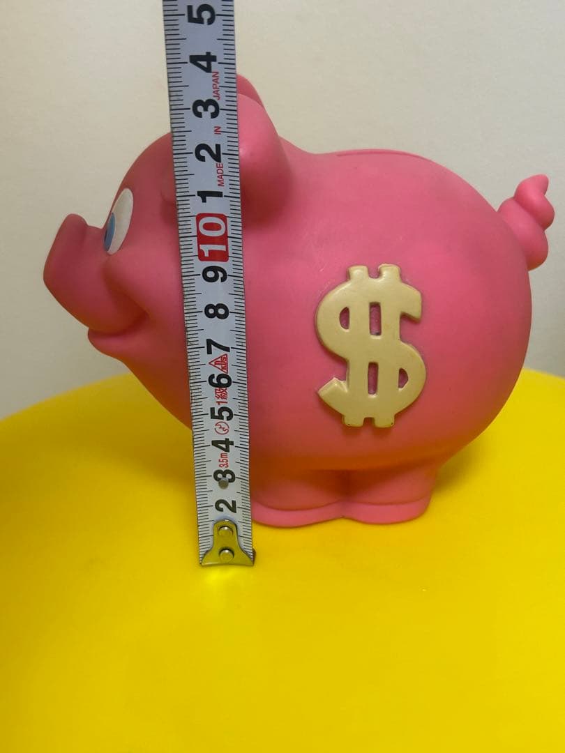 レトロ 東京ディズニーランド トゥーンタウン 貯金箱 豚 ソフビ