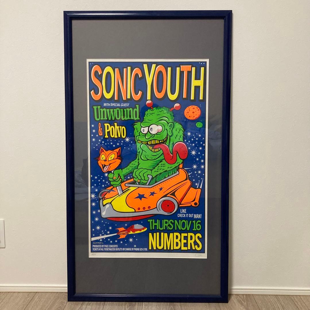 Sonic Youth ポスター ライブ Uncle Charlie Amazon.com: Wee Blue Coo MUSIC CONCERT ADVERT SONIC YOUTH CAT'S