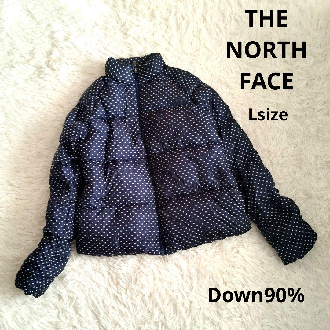 THE NORTH FACE 水玉 ダウンジャケット L ドット柄