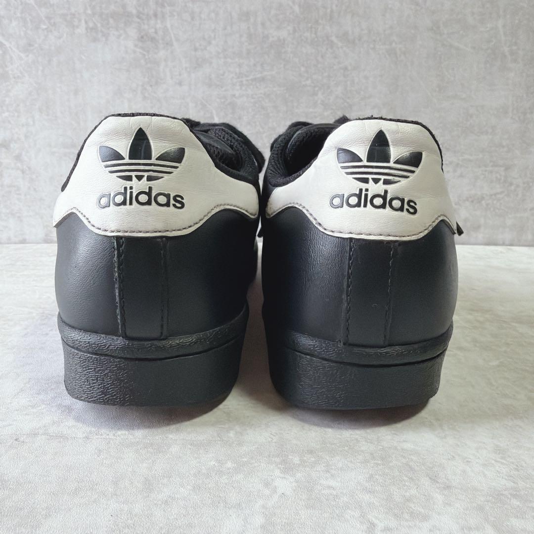 adidas SUPERSTAR スーパースター 25.5cm 黒×白 定番