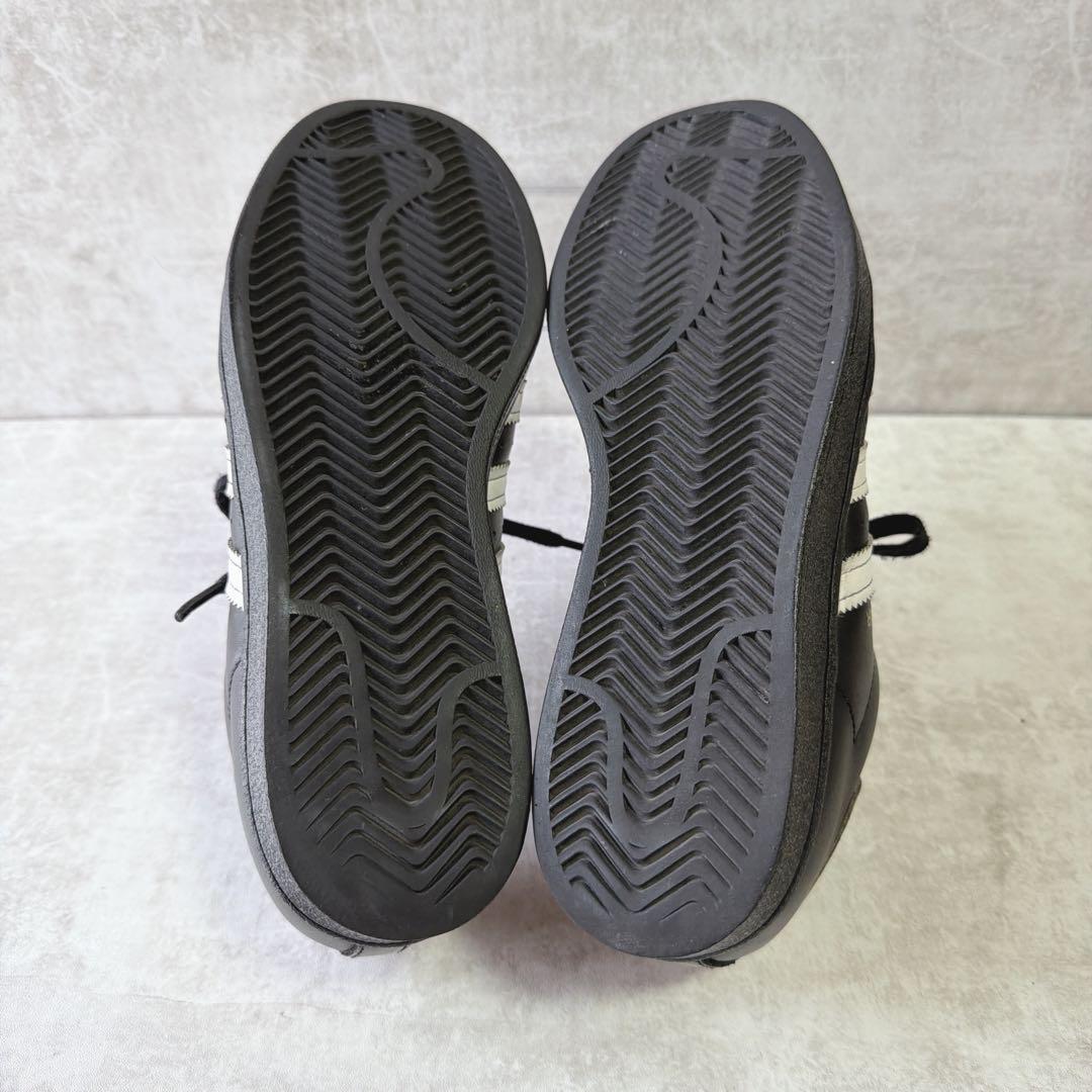 adidas SUPERSTAR スーパースター 25.5cm 黒×白 定番