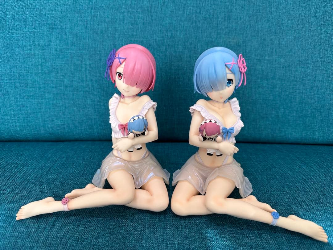 一番くじ　Re:ゼロから始める異世界生活　レム&ラム フィギュア　2体セット
