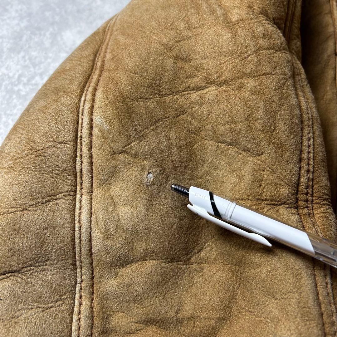 piro様専用vintage ムートンジャケット スウェード レザー本革 袖裏ボ