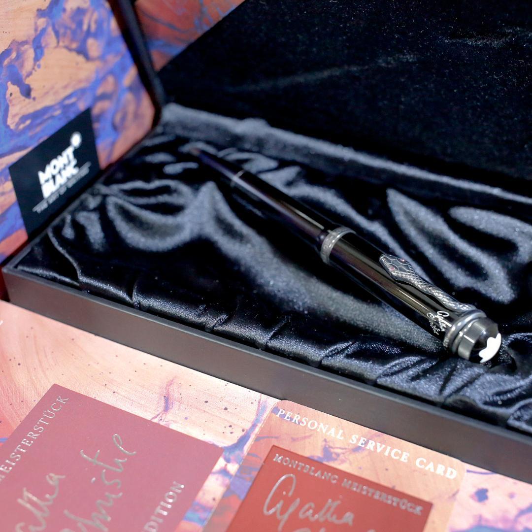 限定 美品】モンブラン ボールペン アガサクリスティ 作家シリーズ